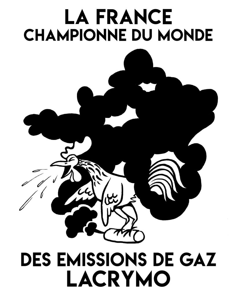 9- La France, championne de gaz lacrymo