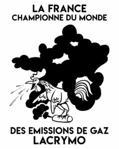 9- La France, championne de gaz lacrymo