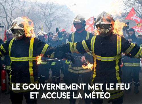 Le gouvernement met le feu