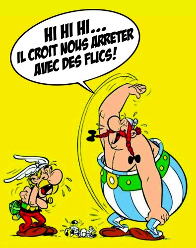 Obelix et les flics
