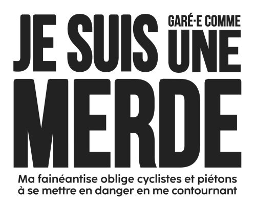 Garé.e comme une merde